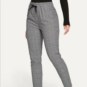 Plaid Ankle Pants